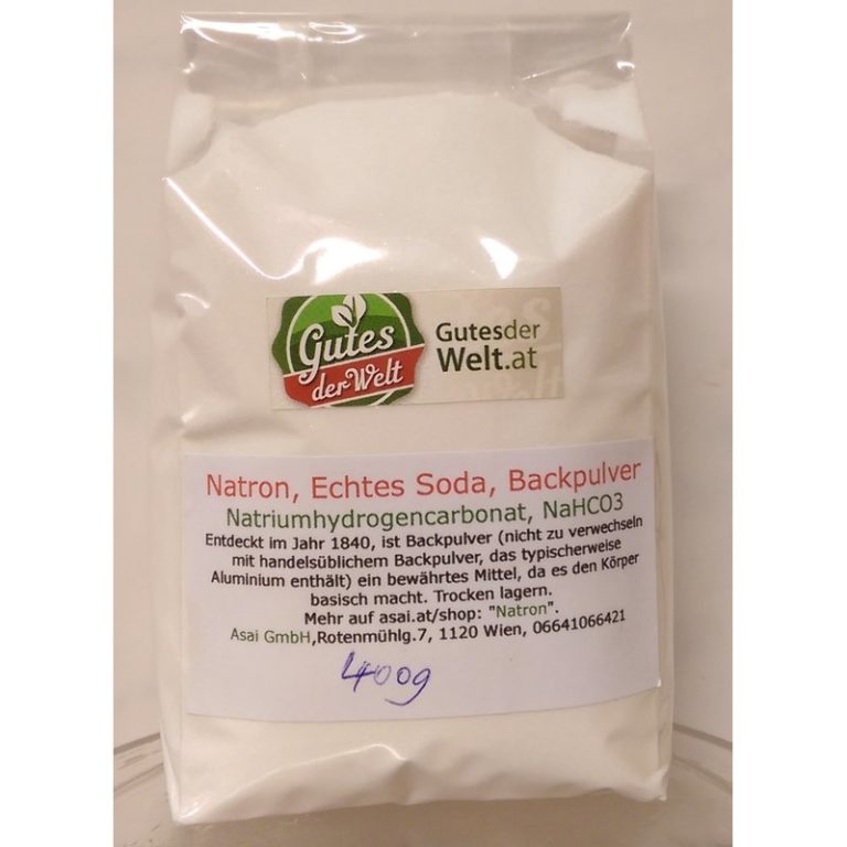 Natron, Soda, NAHCO3 für den Säure-Basen-Haushalt